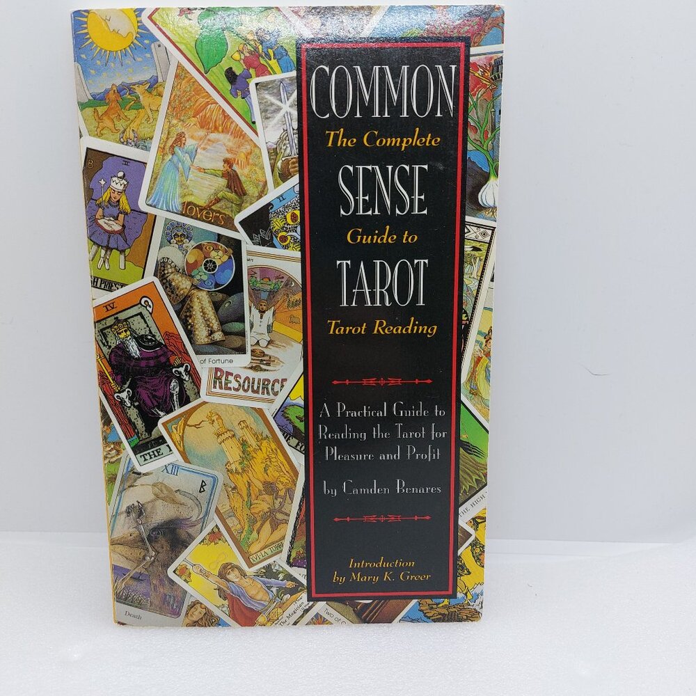 1992 Common Sense Guide To Tarot Reading Paperback Book by Camden Benares - Picture 1 of 13